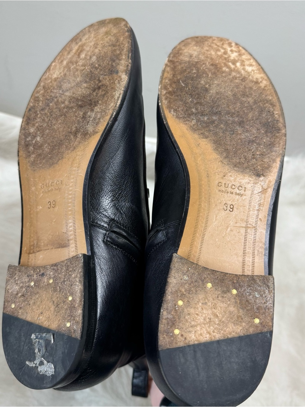 Gucci Malaga Jordaan Black Leather Horsebit Ankle Boots 39 - Picture 11 of 11
